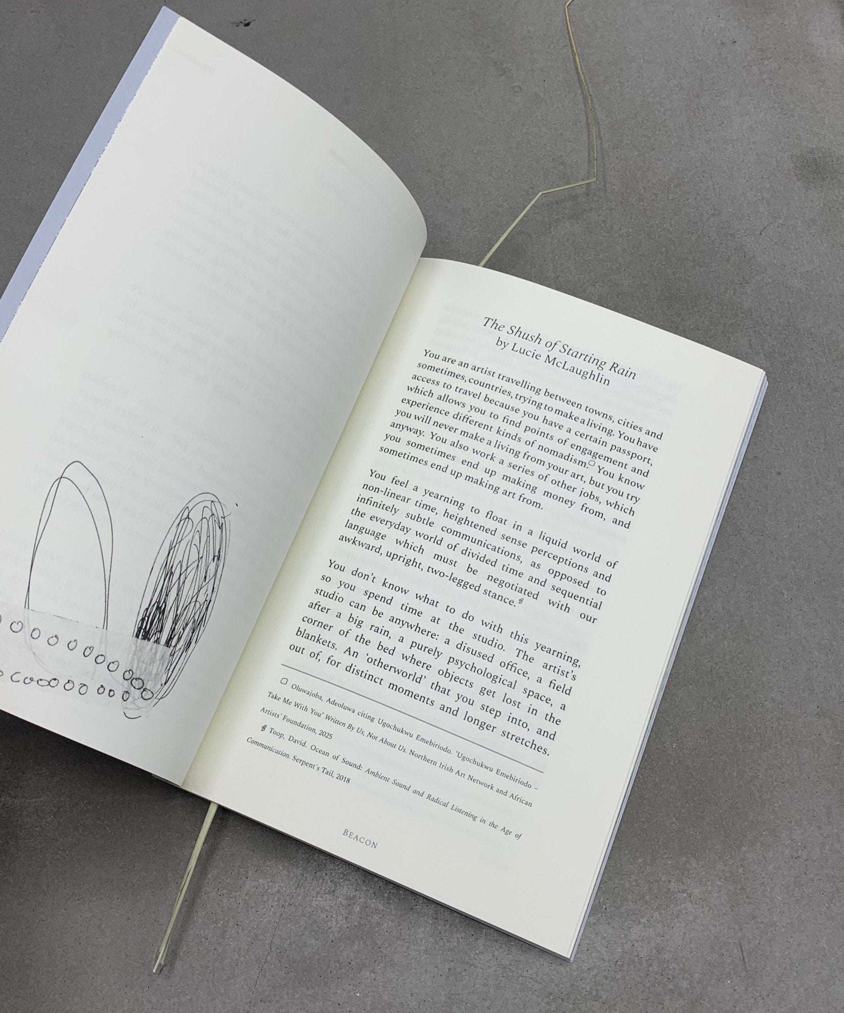 Beacon - art writing - Artist Book - art - TACO! - Muine Bheag