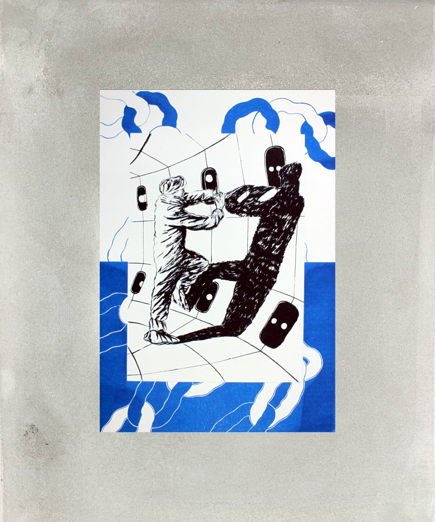 Flood Drill - risograph - Print - TACO! - Adam Shield