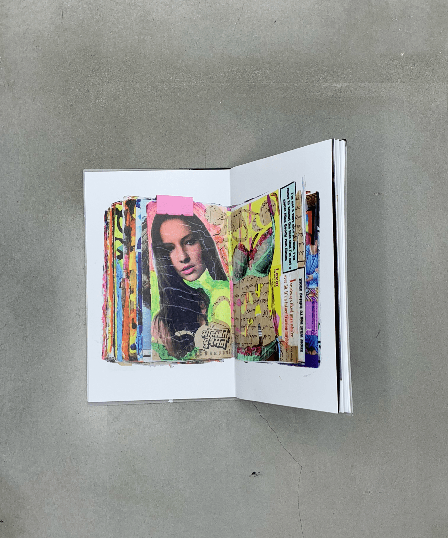 Greetings From - collage - painting - Artist Book - TACO! - Archie Nash