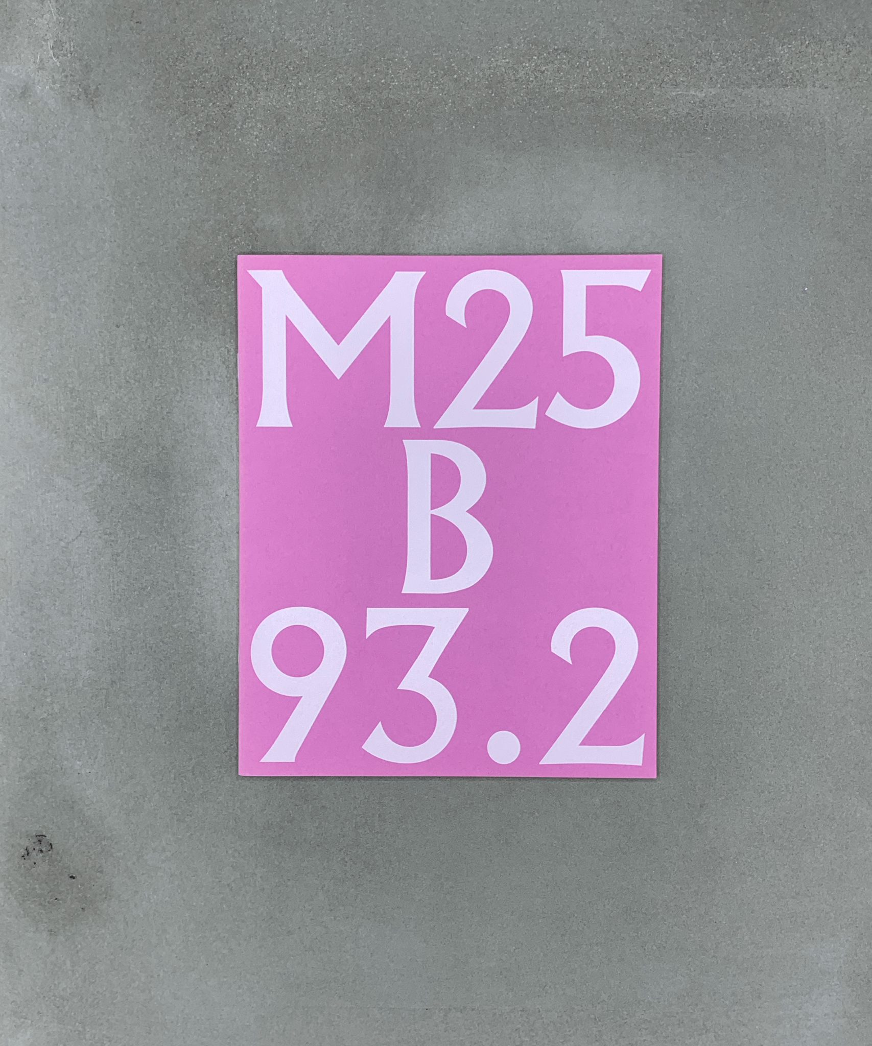 M25 B 93.2 [mad bridge] - artist writing - photography - Artist Book - TACO! - Phil Coy