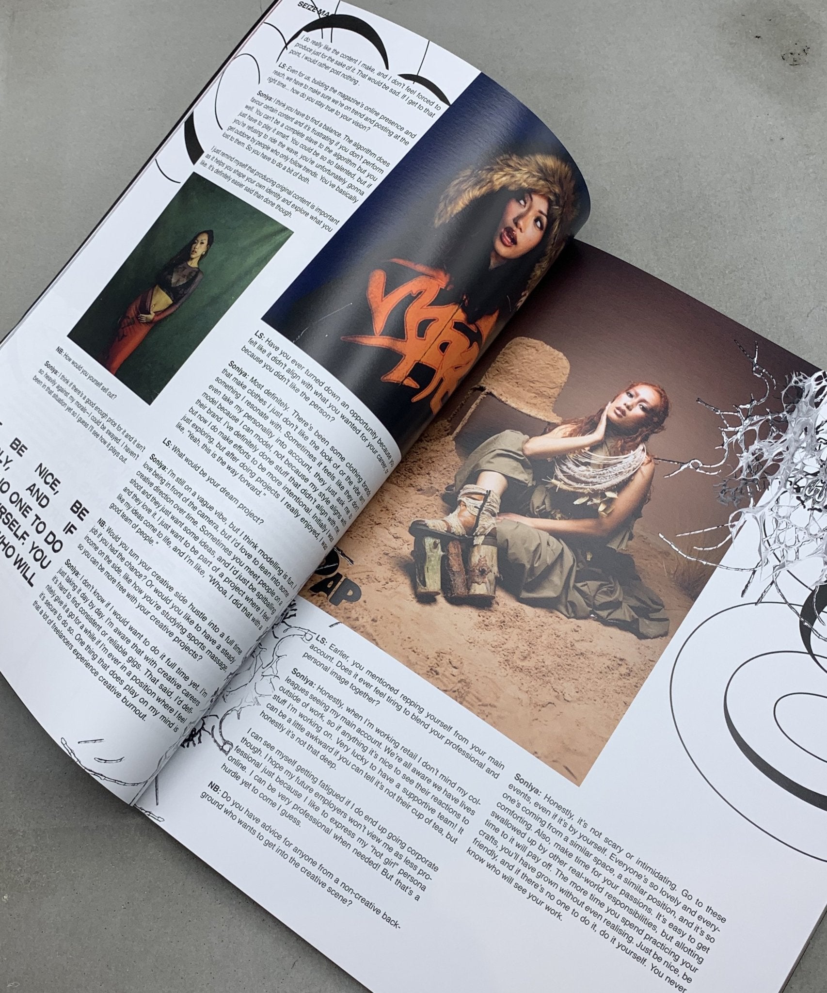 SEIZE 2 - Magazine - young artist - interview - TACO! - TACO!