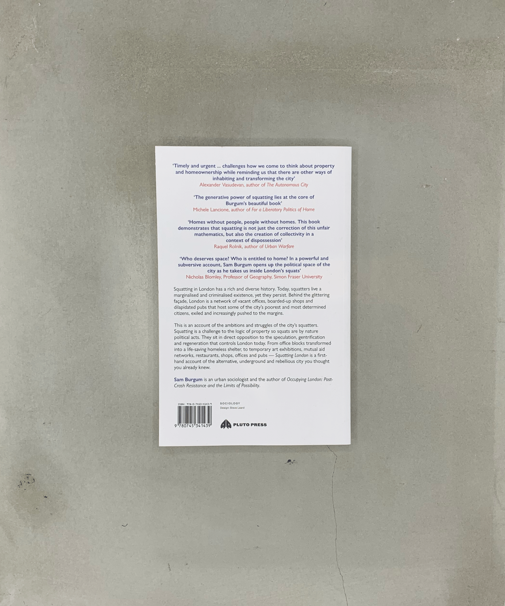 Squatting London: The Politics of Property - London - squat - architecture - TACO! - Pluto Books