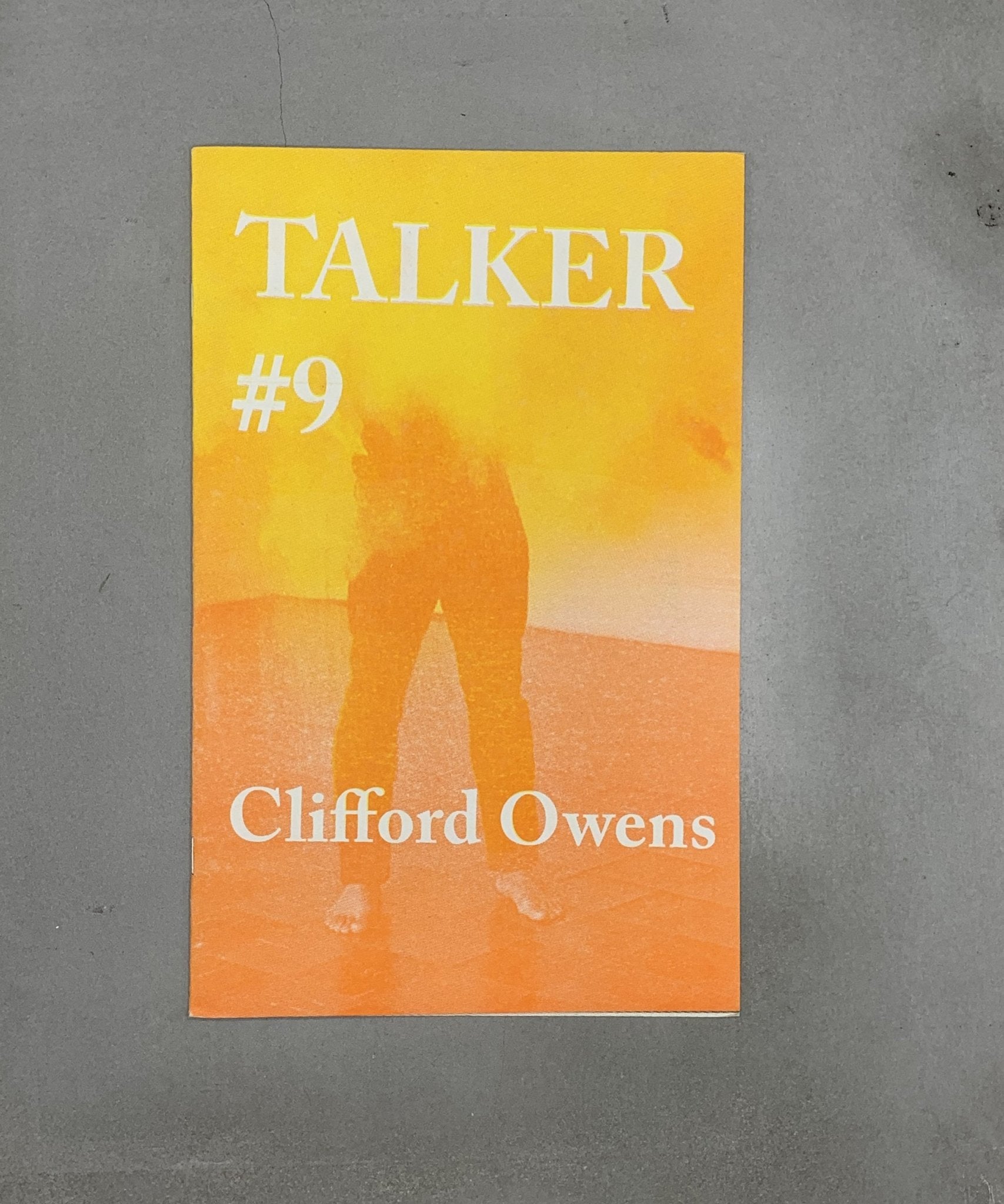 TALKER 9 Clifford Owens - Performance - Performance Art - clifford owens - TACO! - Talker