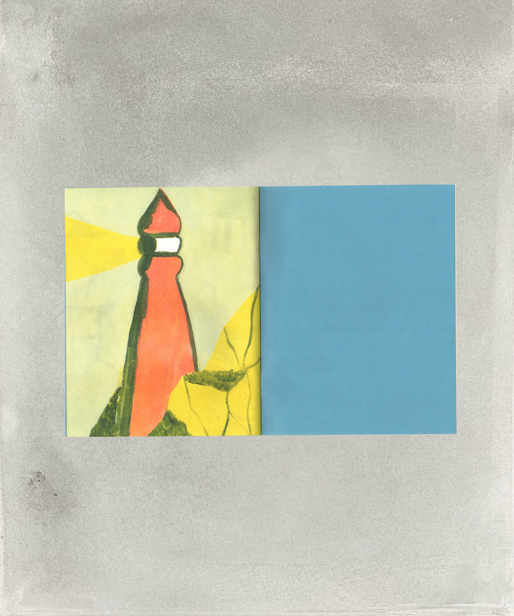 To The Lighthouse - illustration - painting - Artist Book - TACO! - Physical Interface