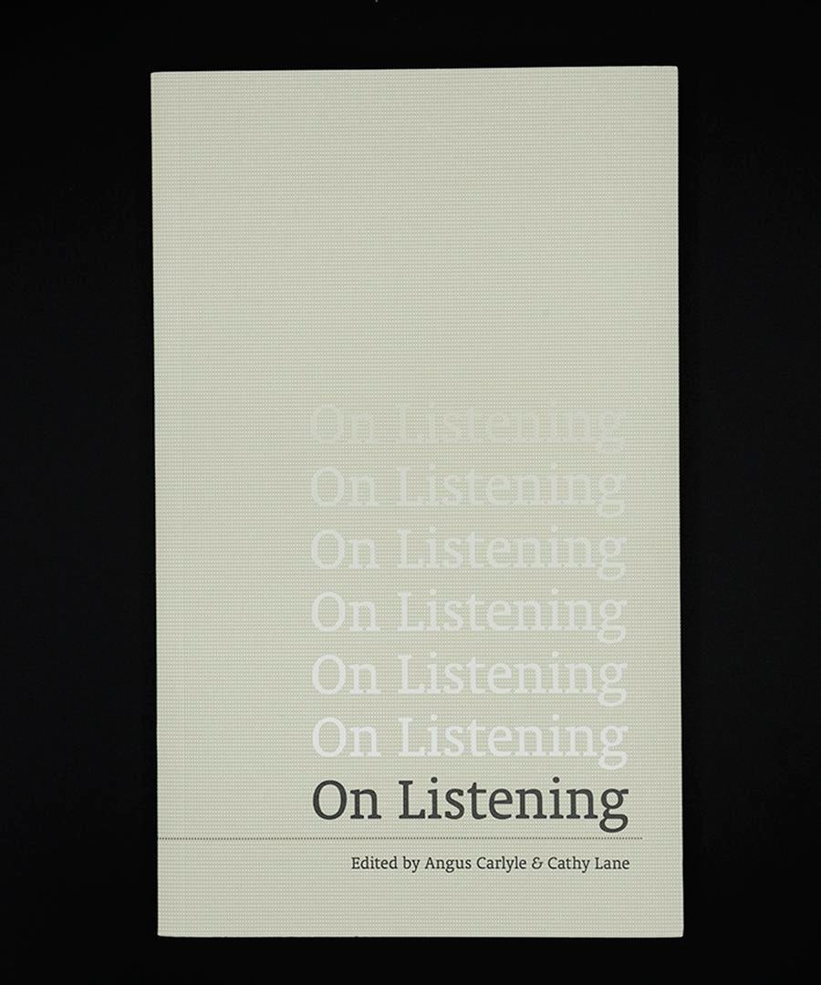 On Listening-sound-Sound Art-Field Recording-TACO! -Uniform books